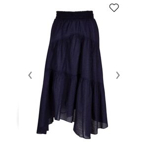 FRAME cotton skirt Navy Blue size small